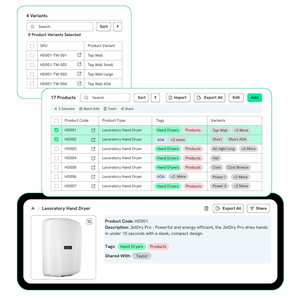 Digital product Catalogue Microsite Prodify