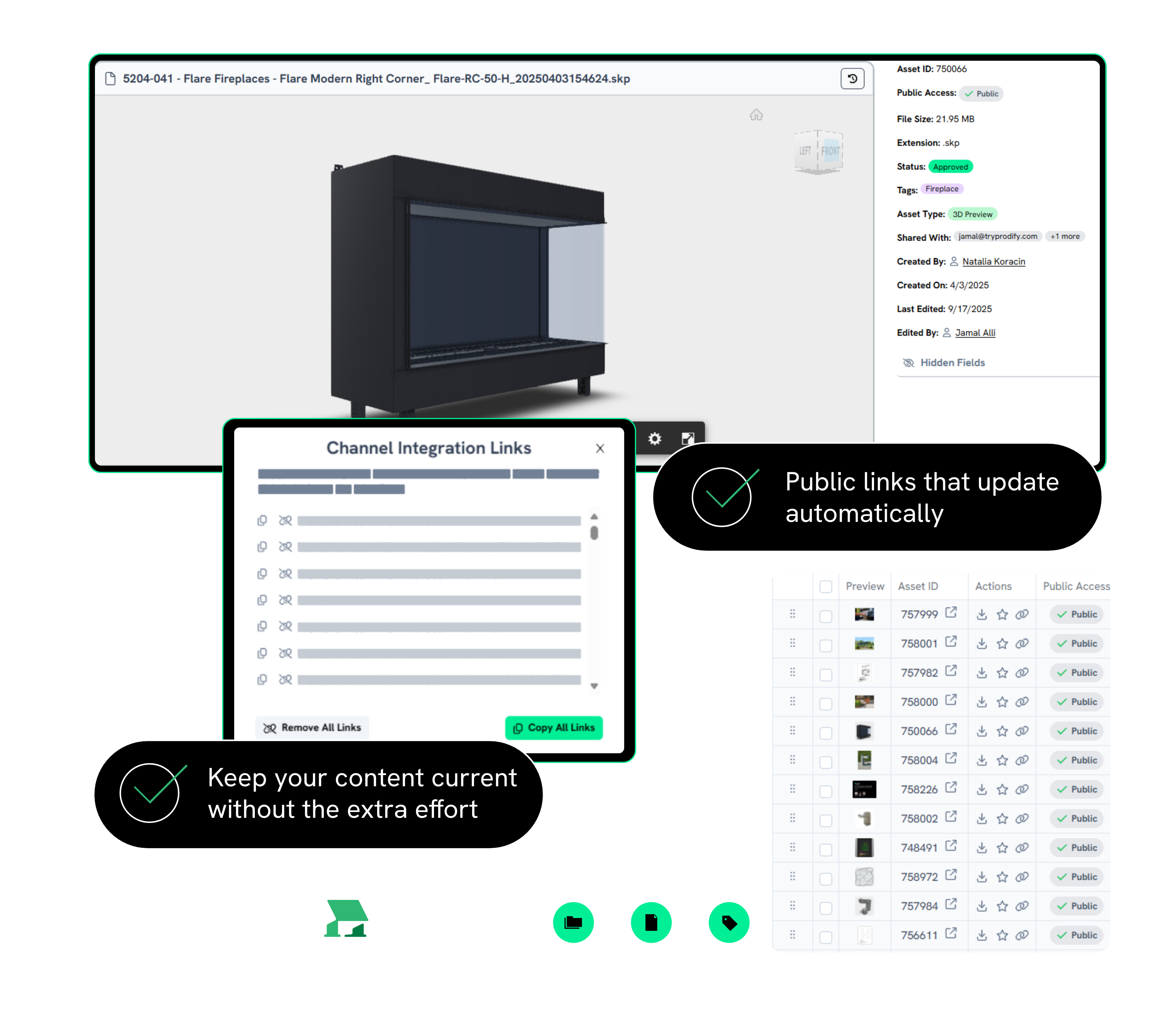 Digital product Catalogue Microsite Prodify