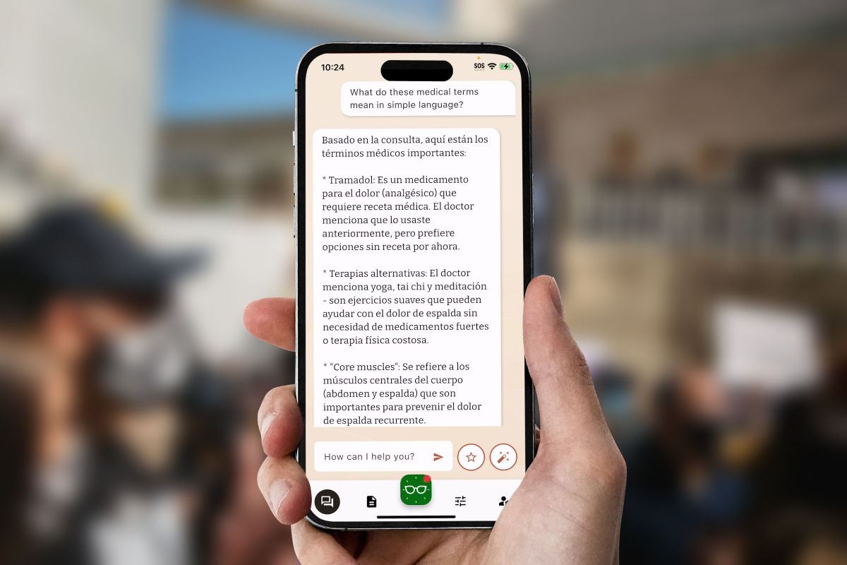 Hedy provides multilingual patient support during medical appointments