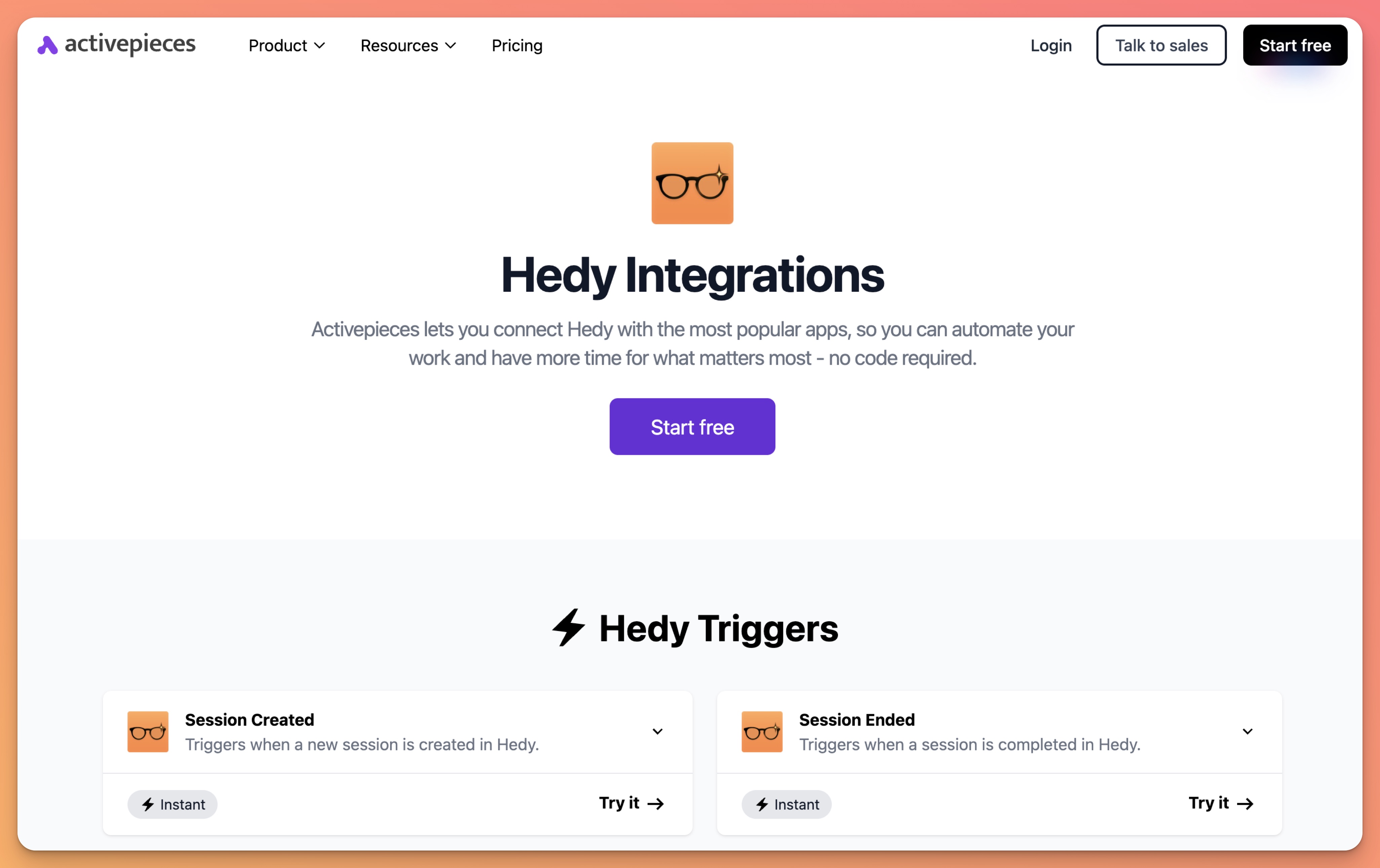 Hedy integration on ActivePieces