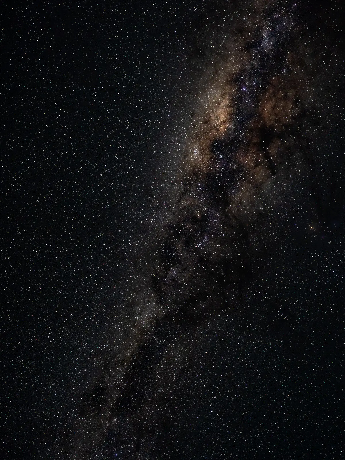 The Milky Way galaxy stretching across a clear night sky in remote Australia