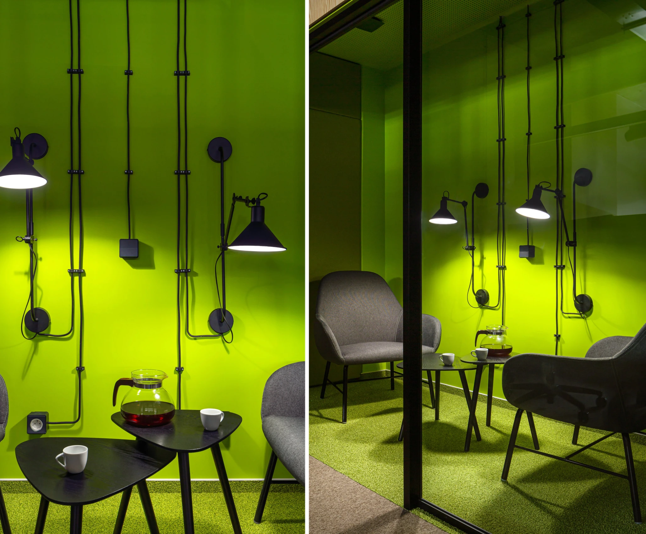 Small meeting rooms.