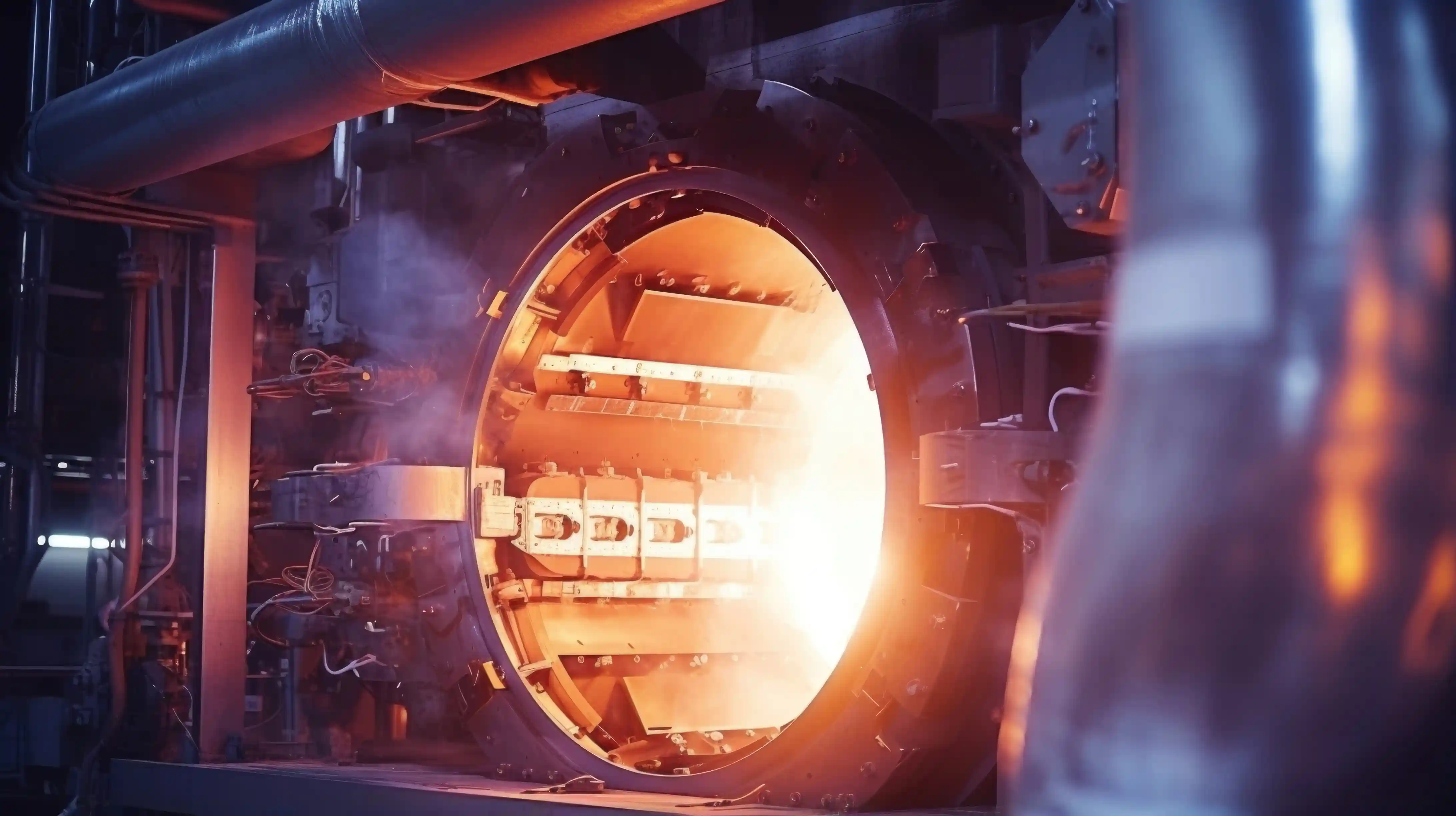 Heating oven of energy from waste plant