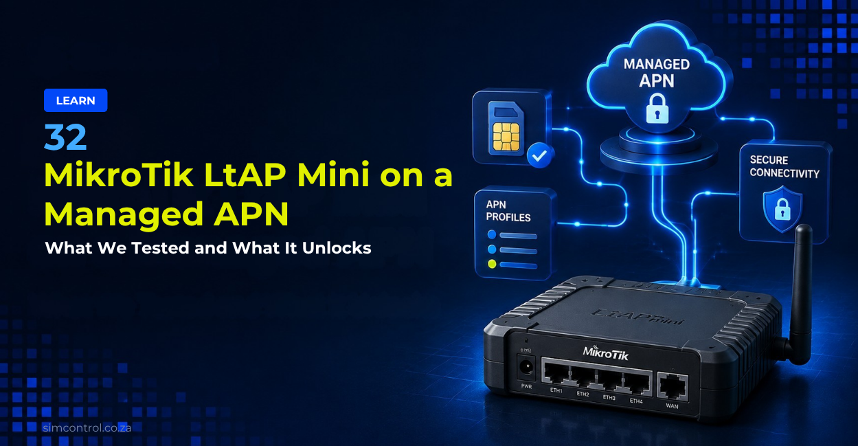 MikroTik LtAP Mini on a Managed APN