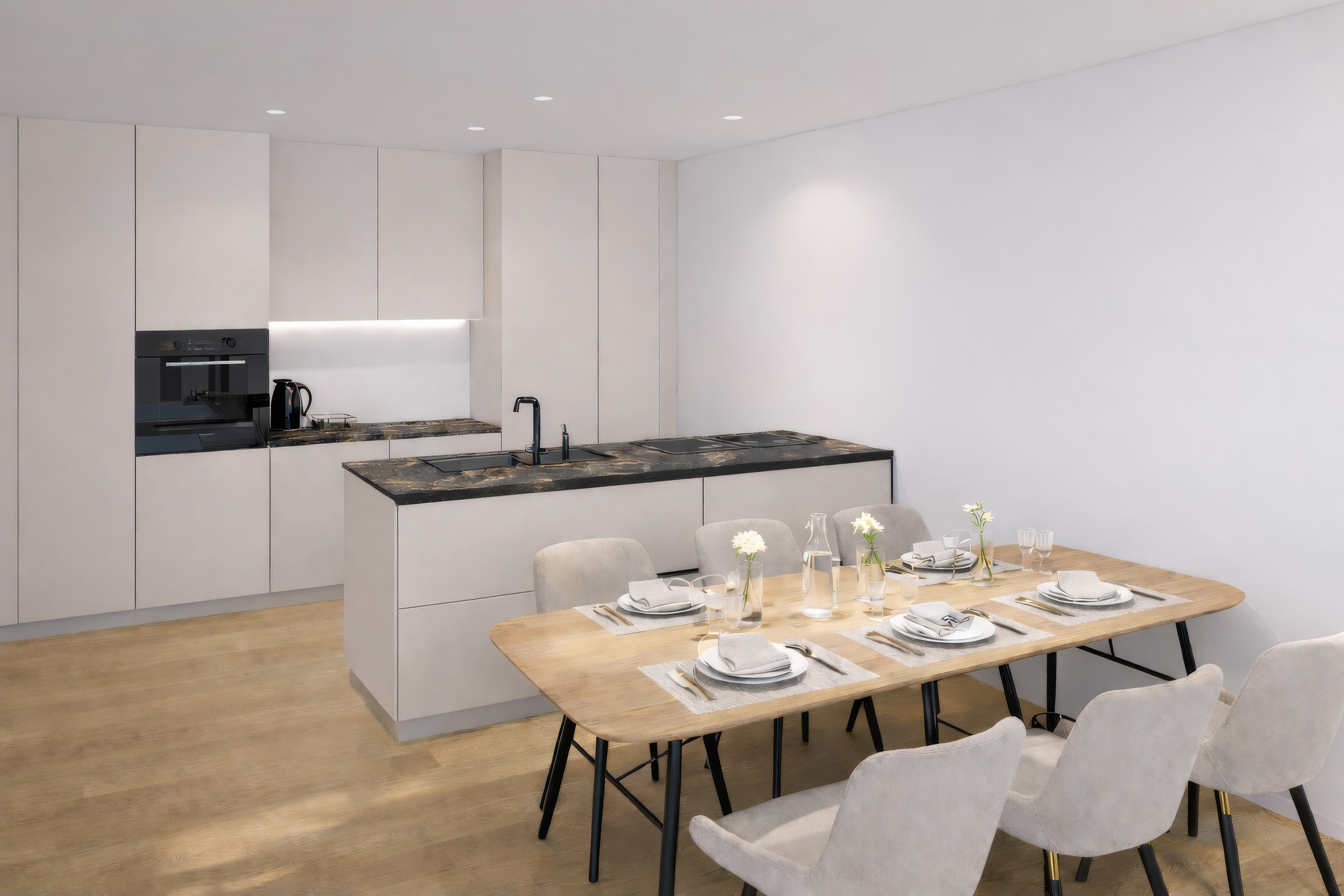 Innenvisualisierung | Miete | Küche 02