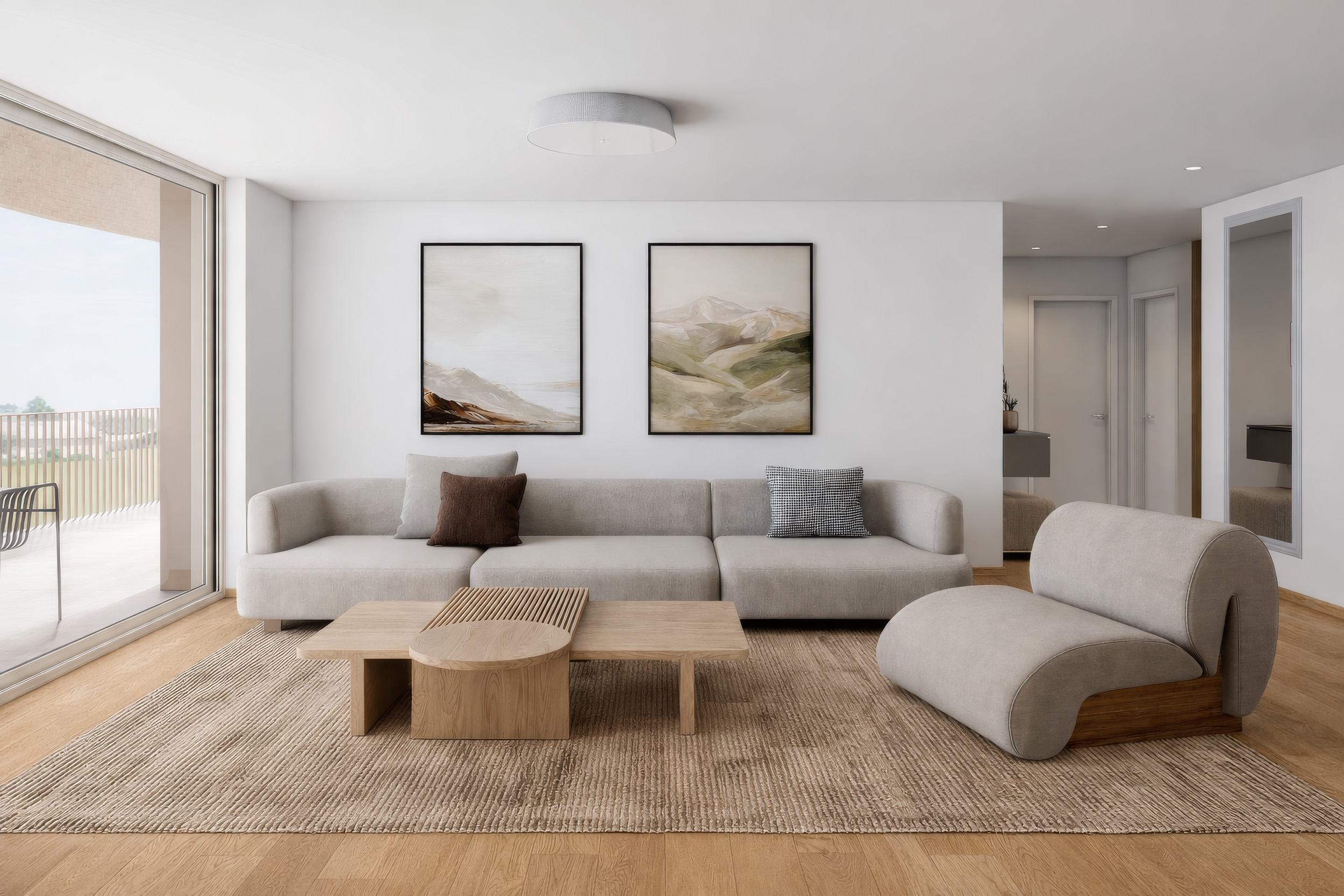 Innenvisualisierung | Miete | Wohnzimmer