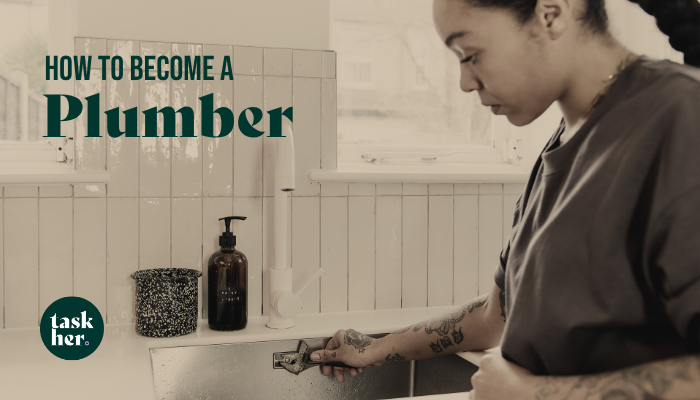 How to become a female plumber