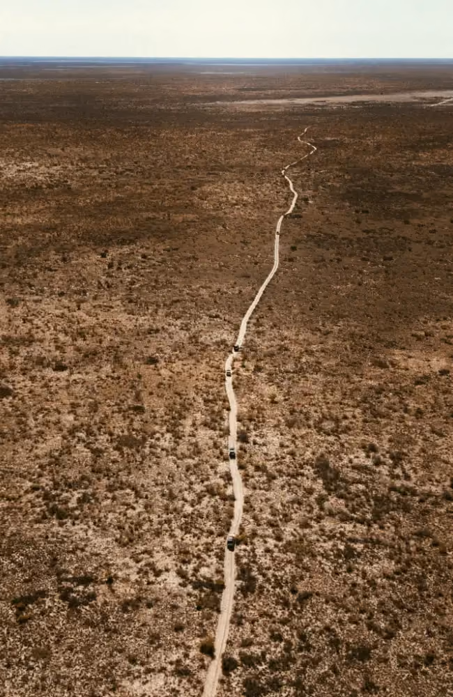Desert to Makgadikgadi Salt Pans transition in remote Botswana, Great Kalahari