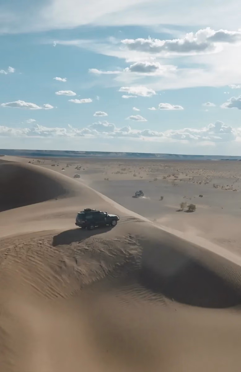 Durgun Lake bird watching and private glamping, Trans Gobi Desert Mongolia