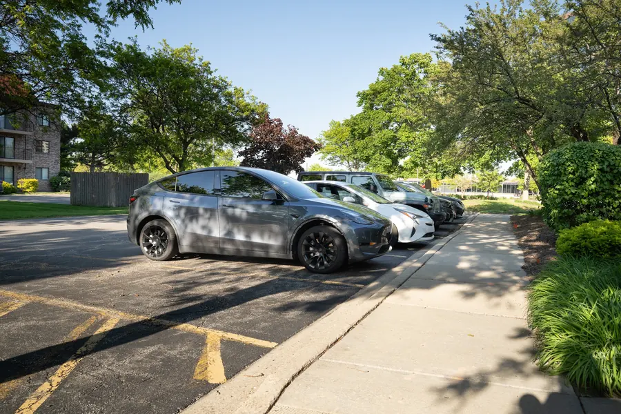 The clinic's parking lot