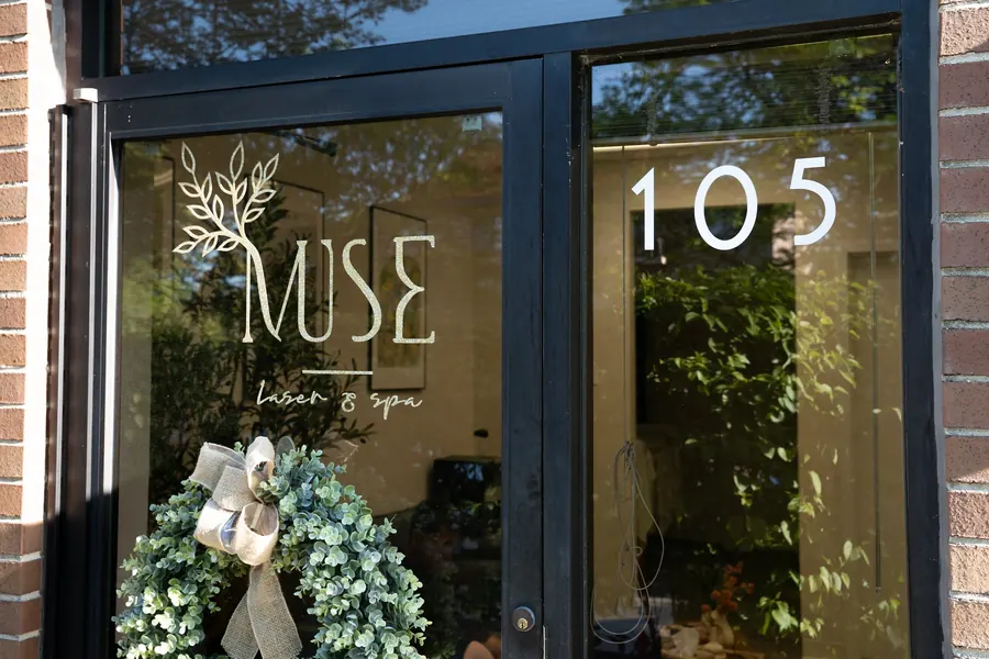 The entrance to Suite 105