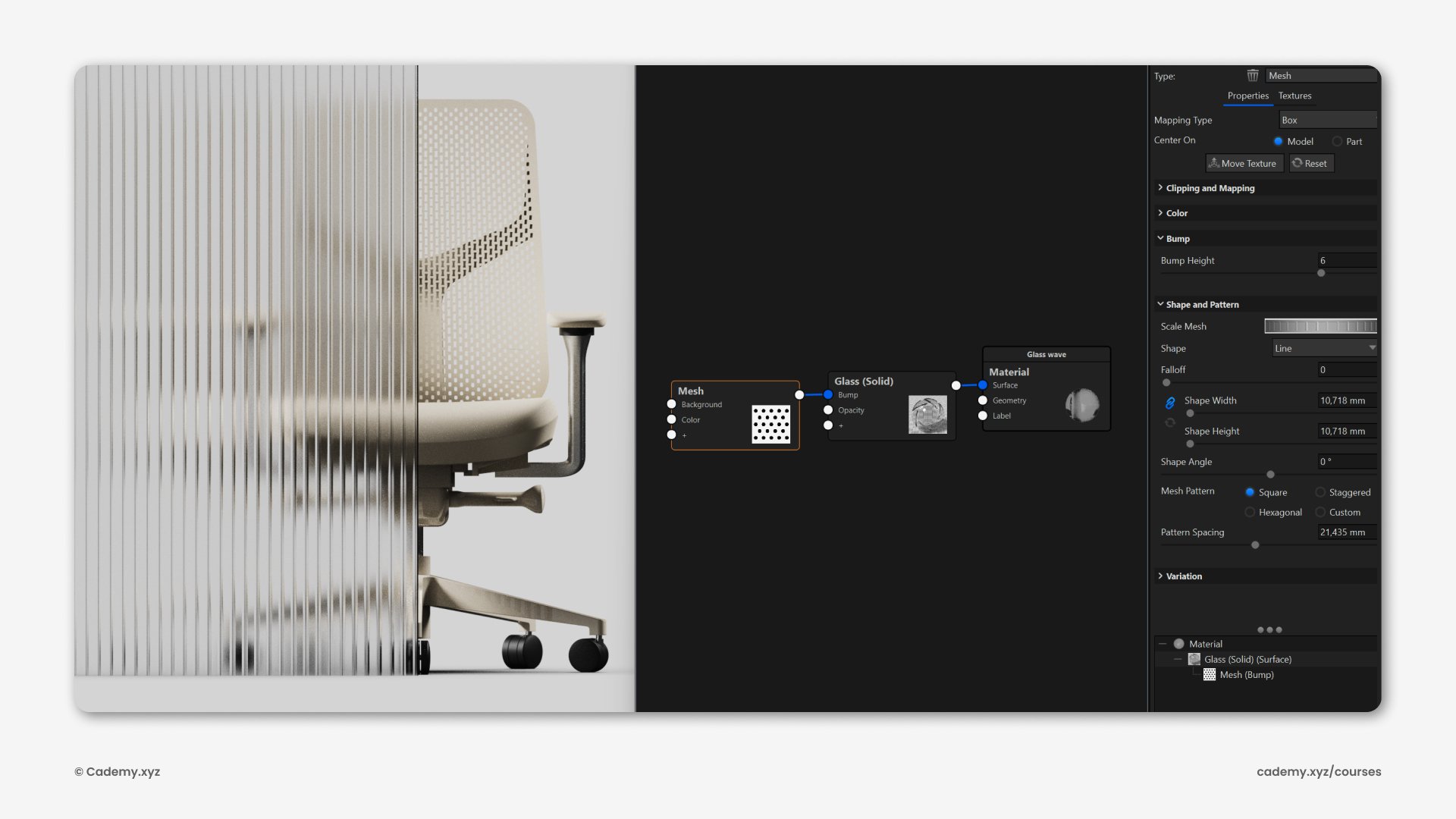 Herman Miller Verus Chair Webinar Rhinoceros 3D Grasshopper Keyshot rendering course Cademy Creativemutation