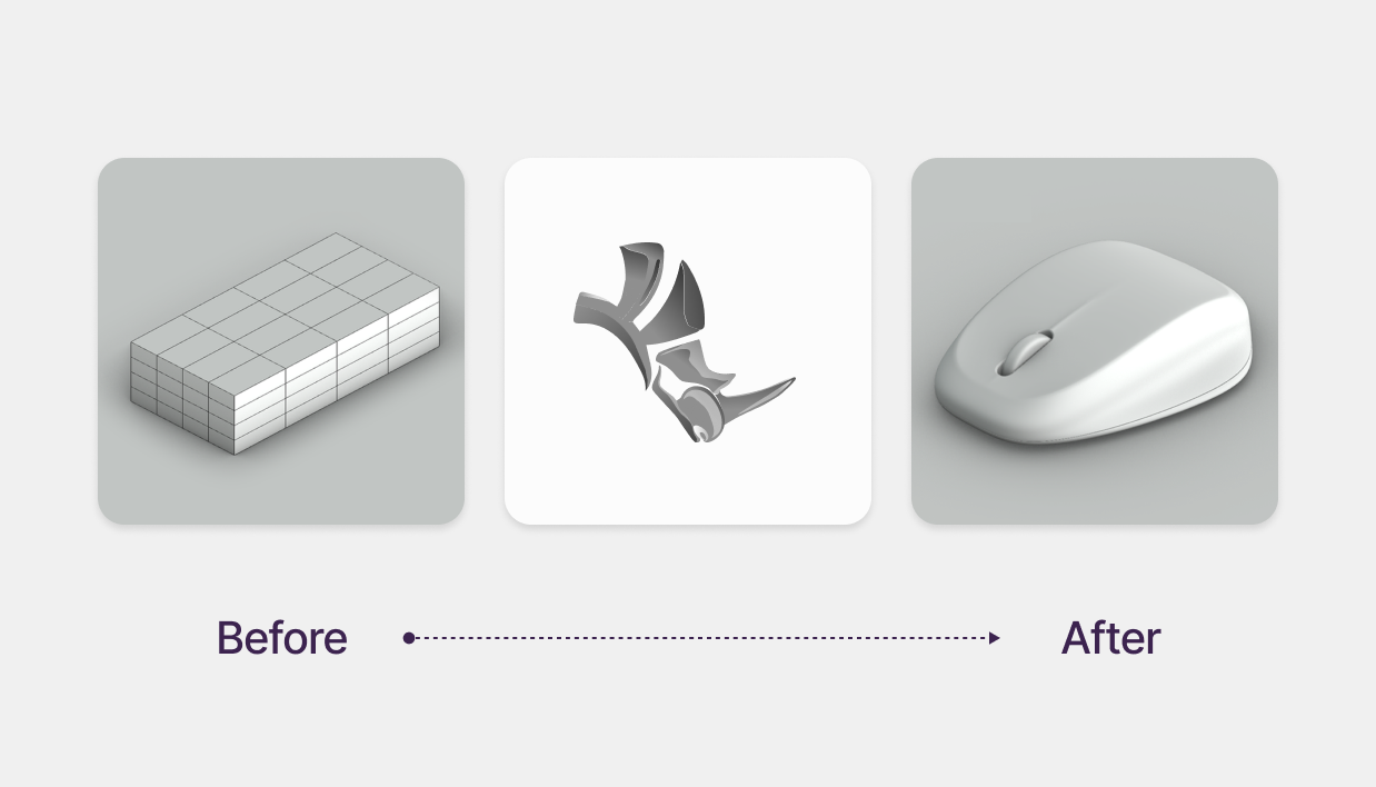 Fast SubD modeling workflow in Rhinoceros 3D