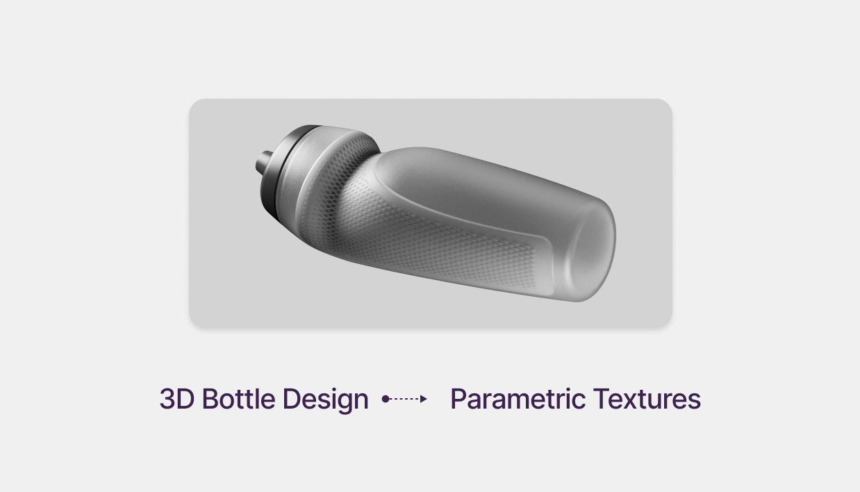 3D Bottle Parametric Textures in Rhinoceros Grasshopper 3D Tutorial