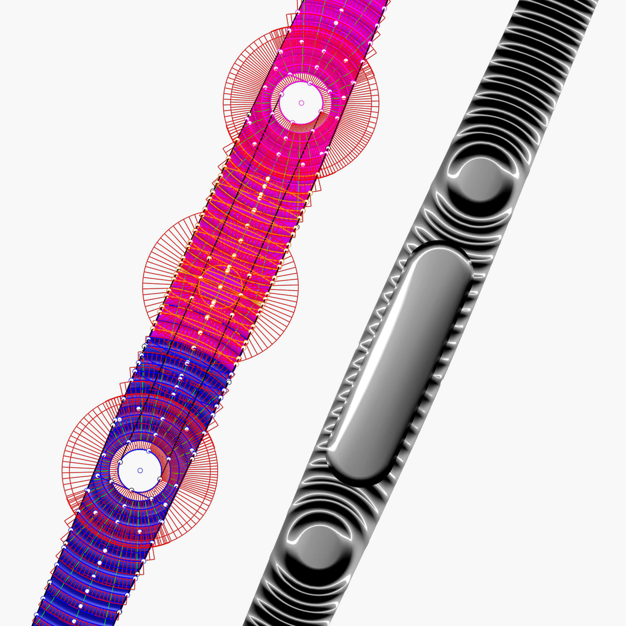 Learn to create & transfer complex parametric textures for aesthetical, structural, and functional purposes using the NURBS, Mesh, SubD, and Voxel workflows.