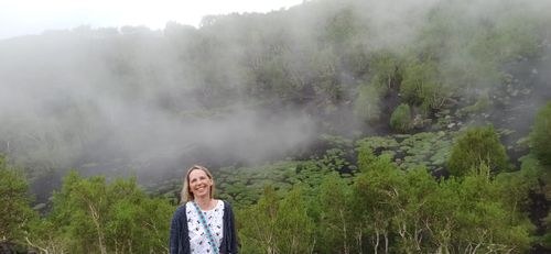 Harmonisches Bild von einem Farbenspiel