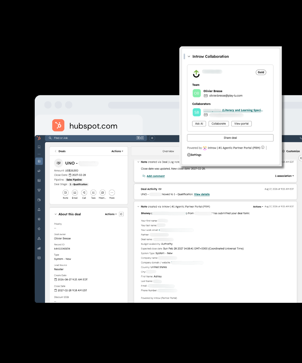 Introw and Lu in HubSpot Portal