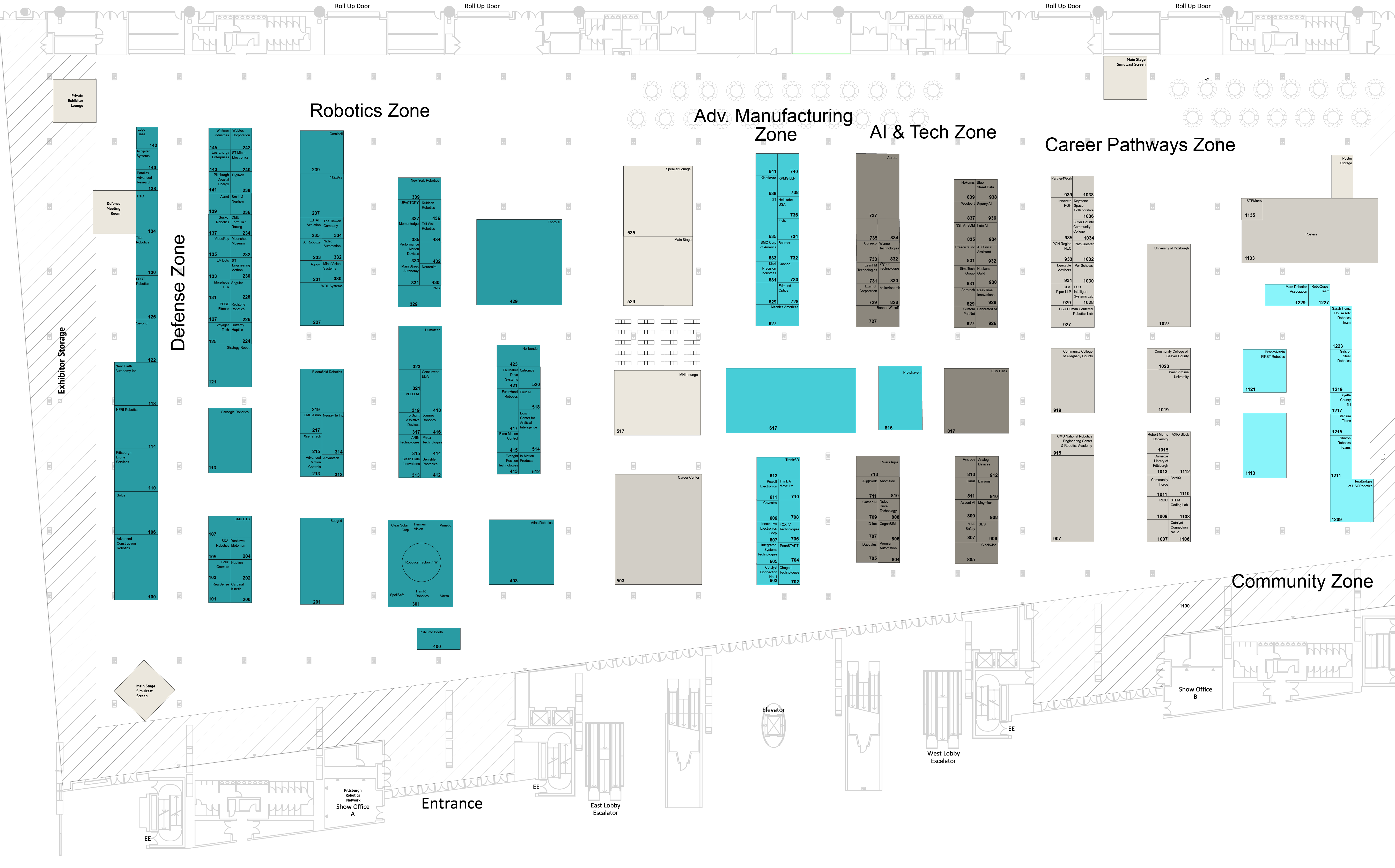 2026 RADD Exhibitor Map