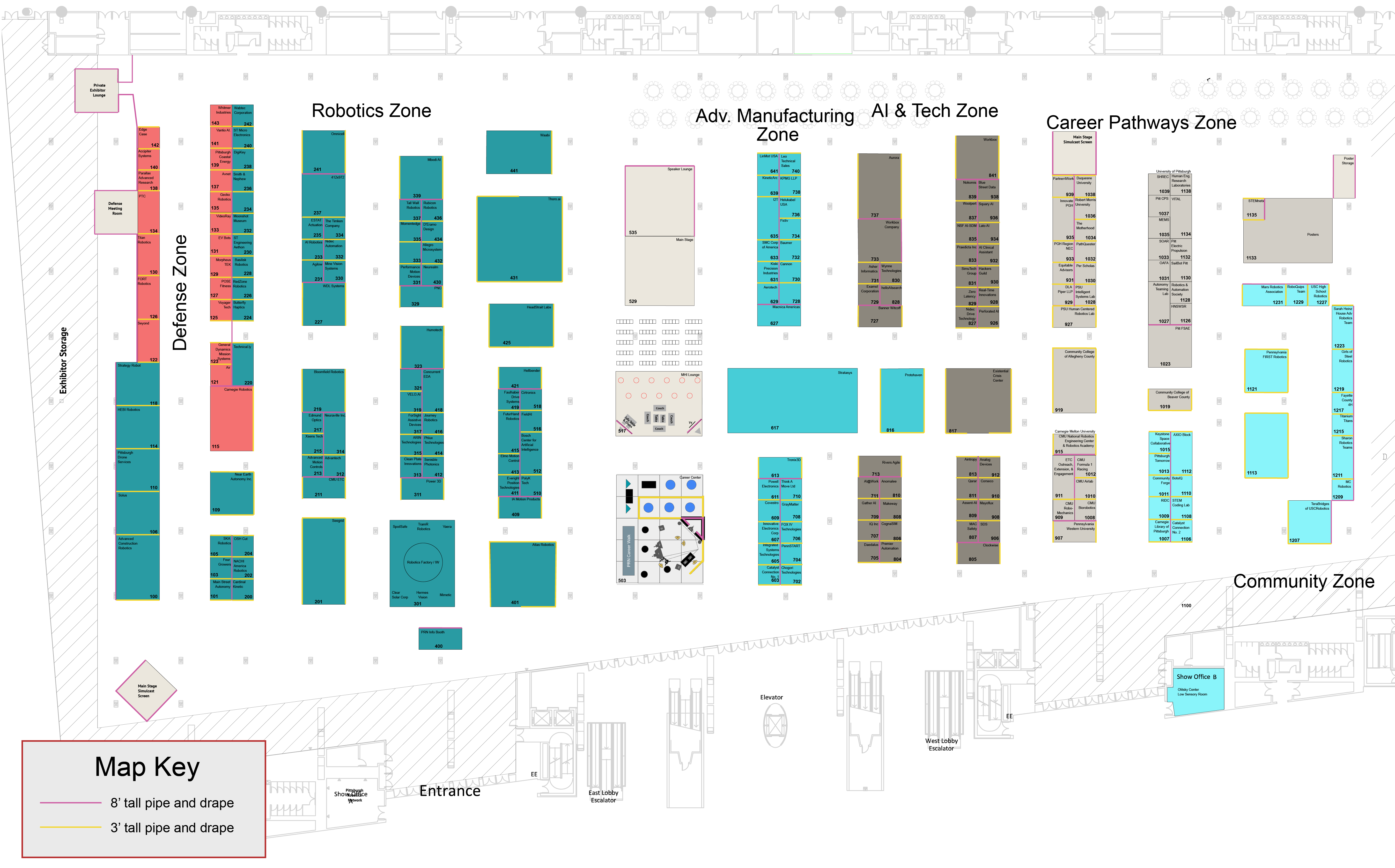 2026 RADD Exhibitor Map