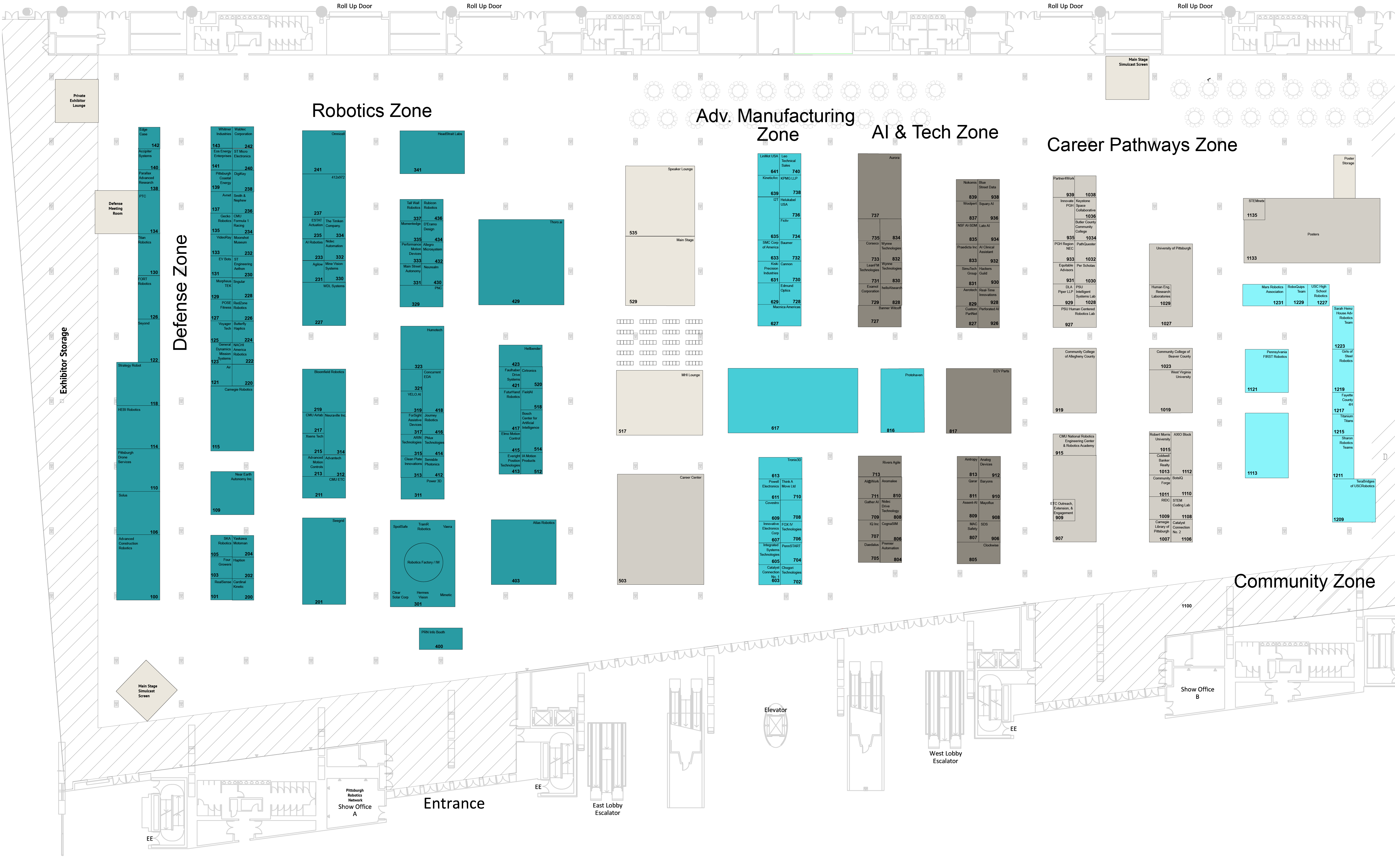 2026 RADD Exhibitor Map