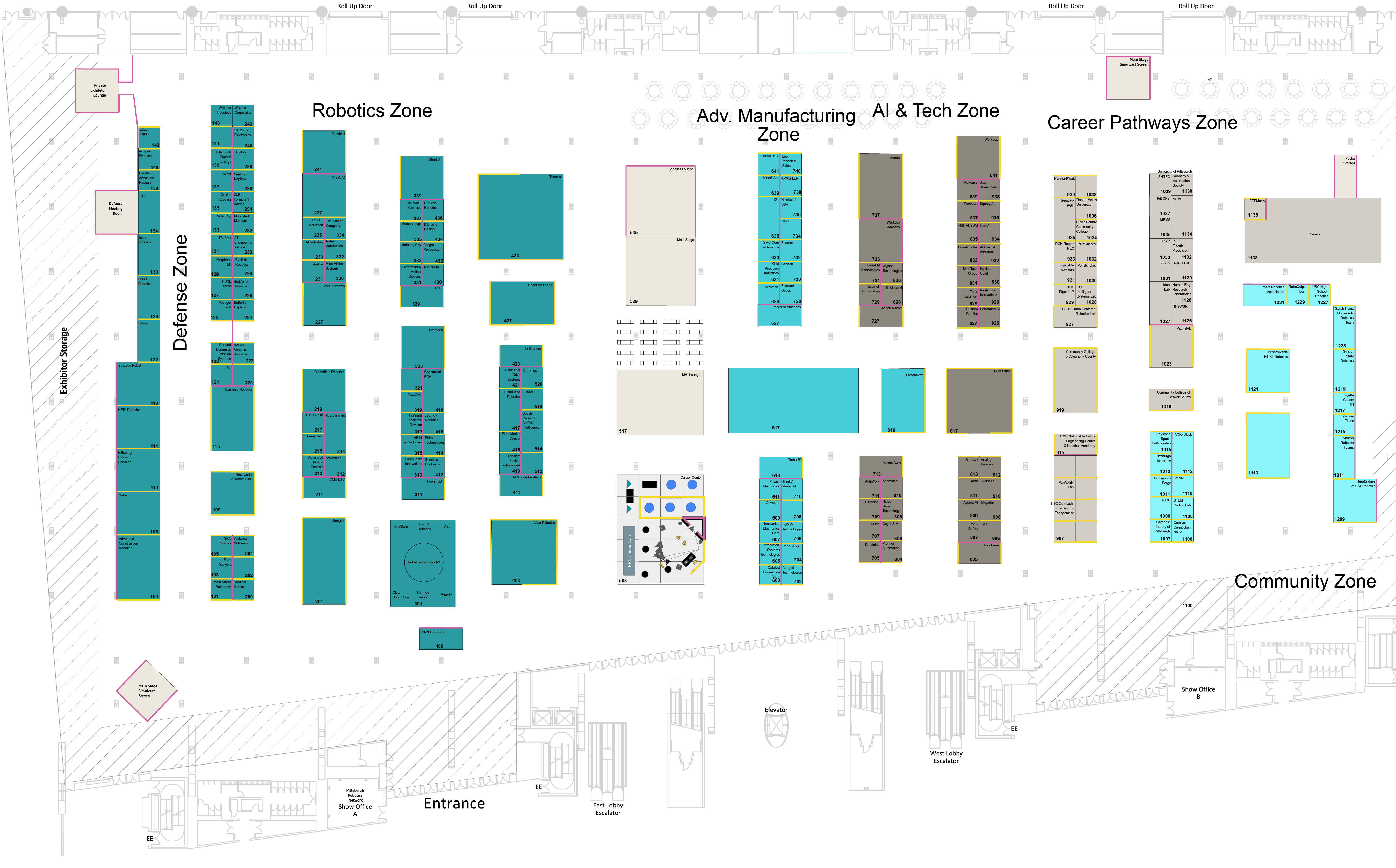 2026 RADD Exhibitor Map
