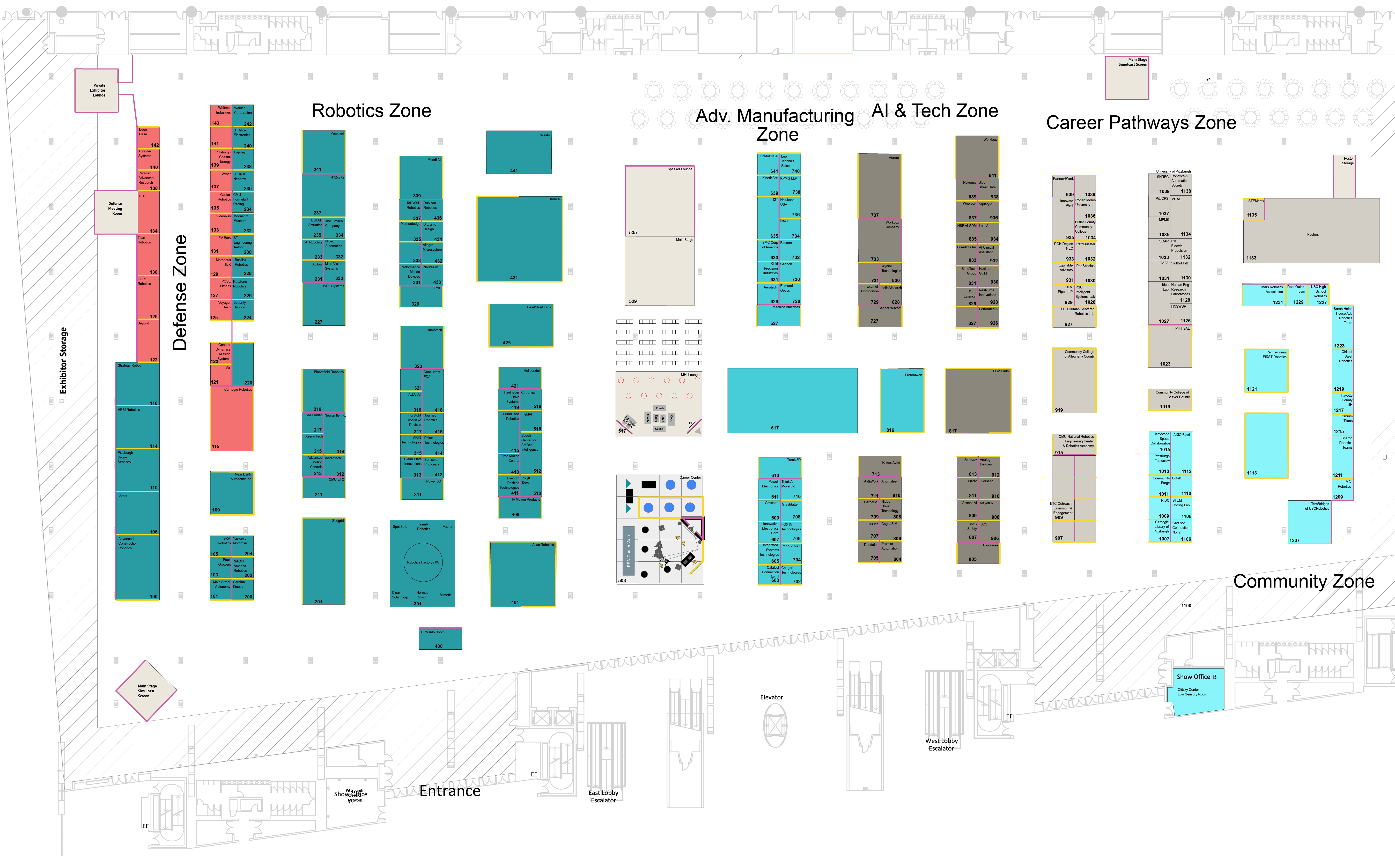 2026 RADD Exhibitor Map