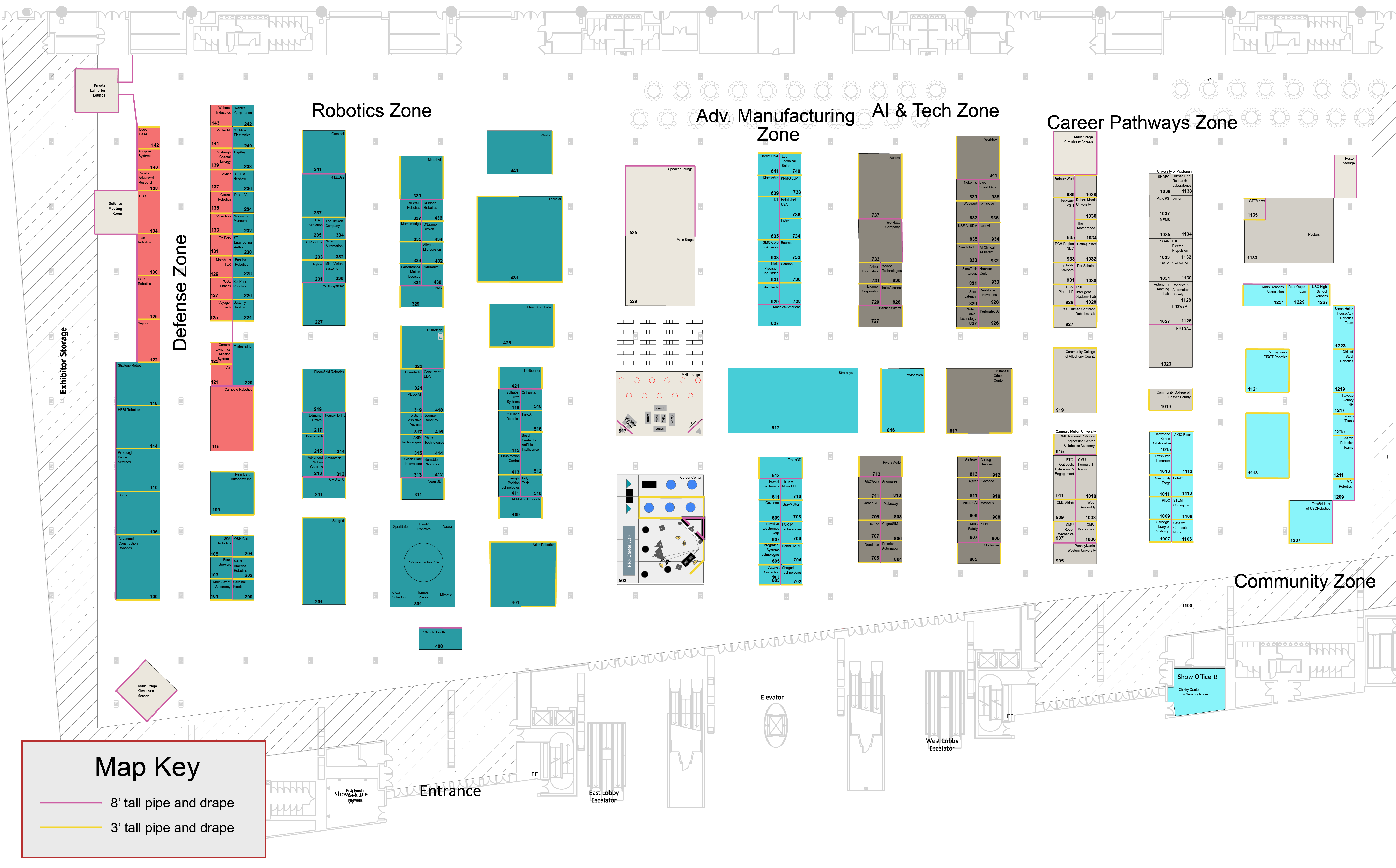 2026 RADD Exhibitor Map