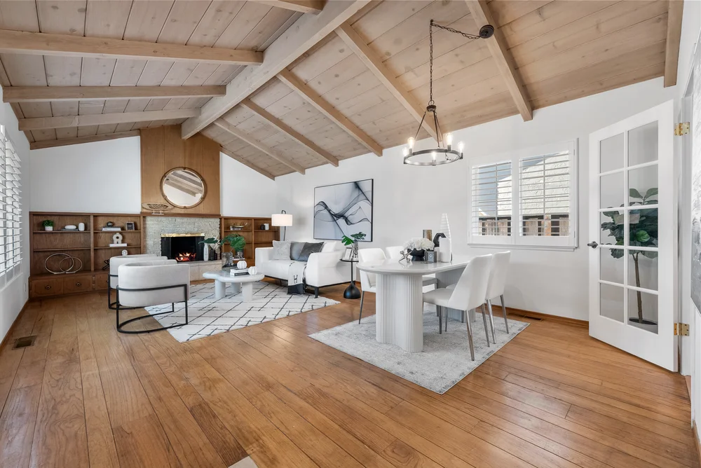 Staged interior of the West San Jose home