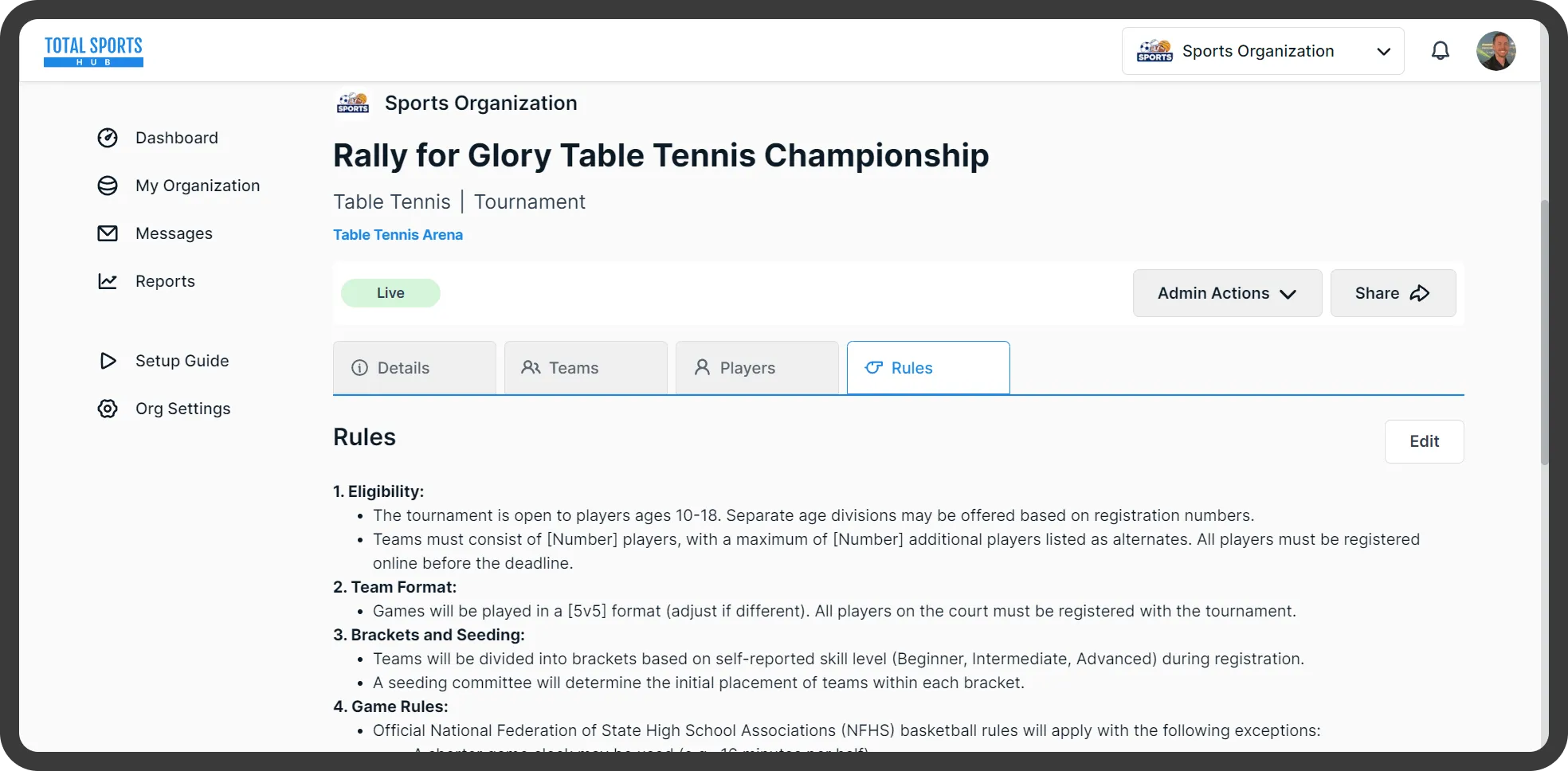 View the rules in your programs.