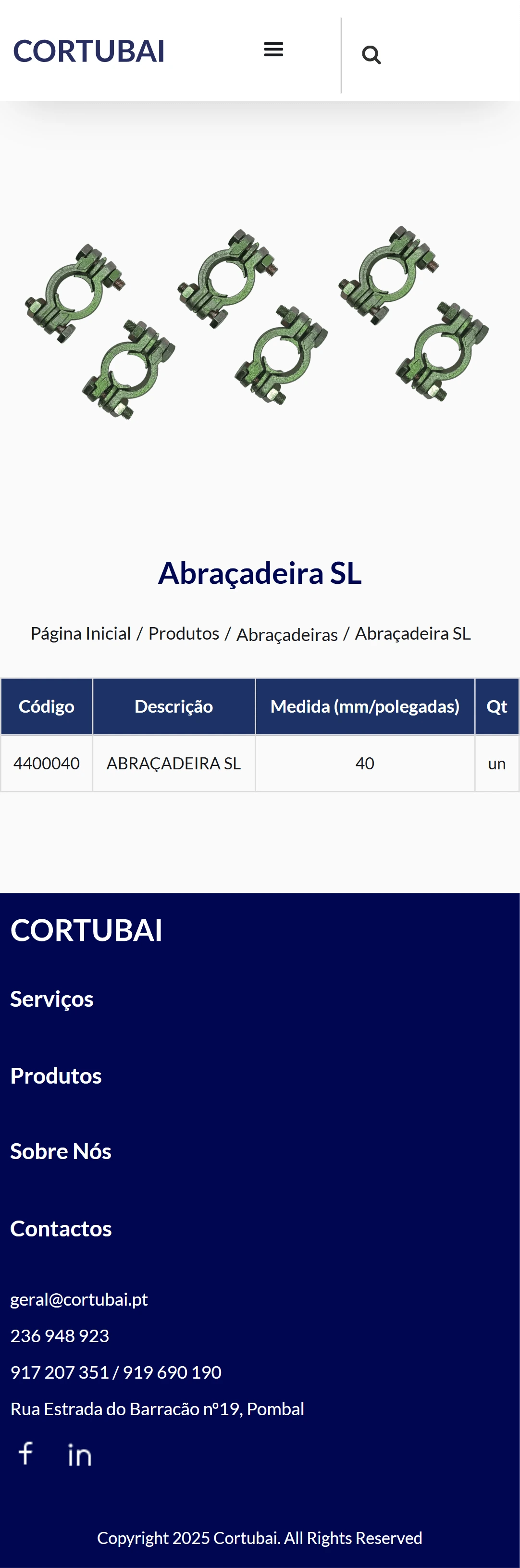 Products Webflow site