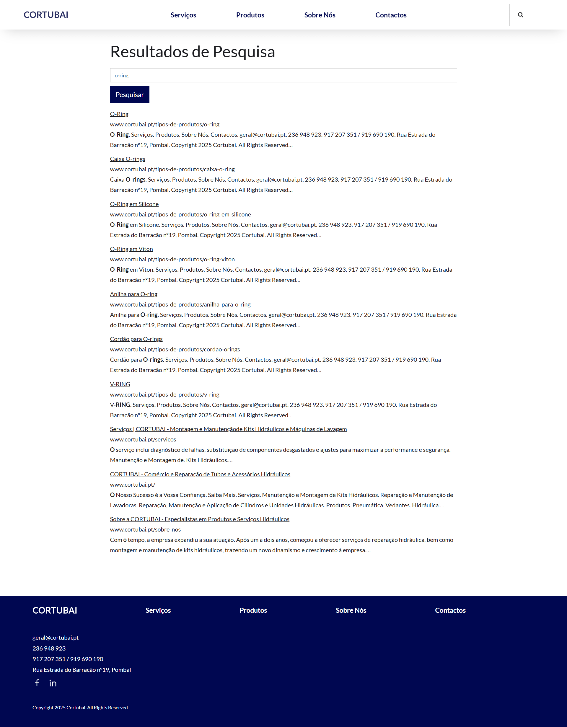 Search Results Webflow site