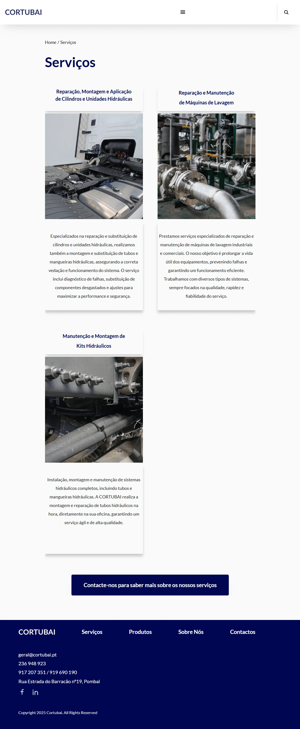 Service Webflow site