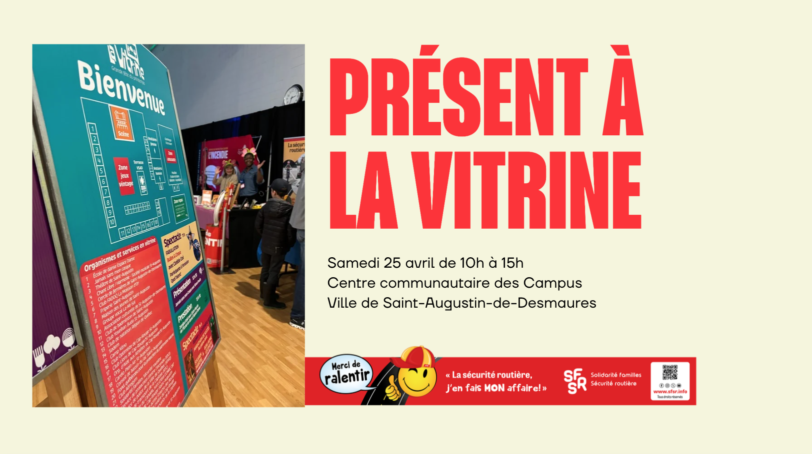 Présent à La vitrine - Grande fête du printemps