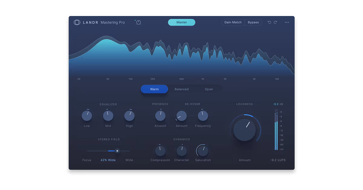 LANDR Mastering Plugin PRO v1.1.54-R2R