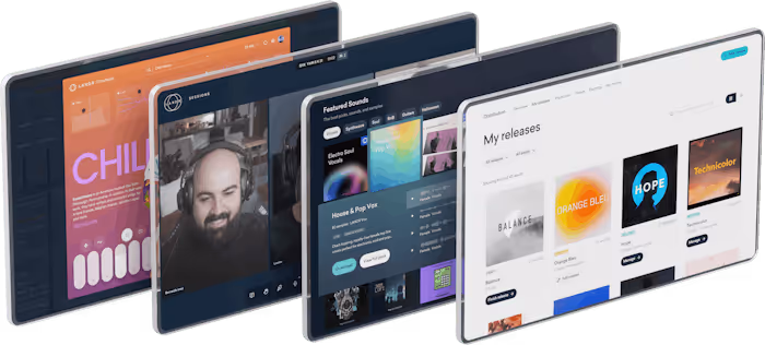 Collection of features included with LANDR Studio Subscriptions