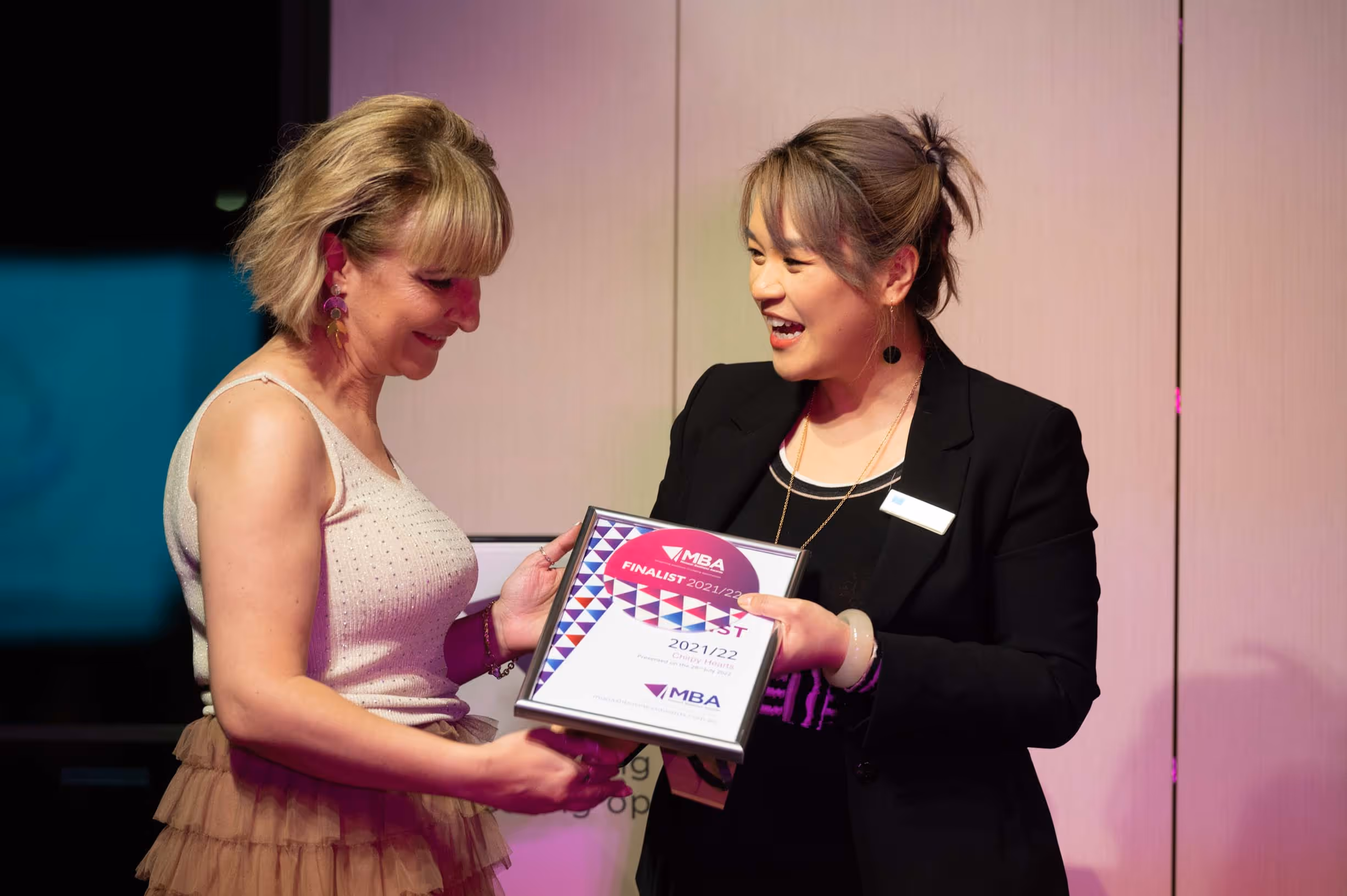 Monash Business Awards-Runner Up Chirpy Hearts