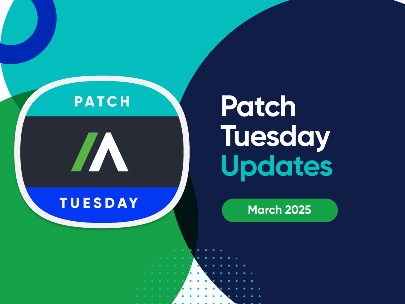 March Patch Tuesday roll-up—visualizing ongoing cybersecurity hygiene.