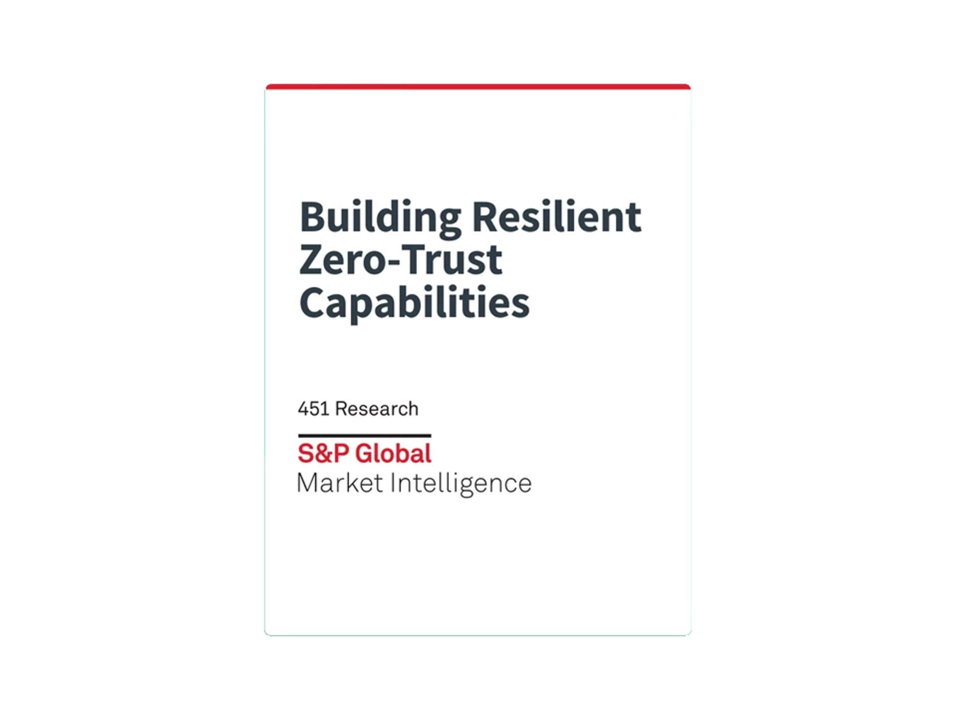 451 Research report snapshot on cybersecurity landscape trends, supporting the adoption of forward-thinking cybersecurity solutions for risk reduction.