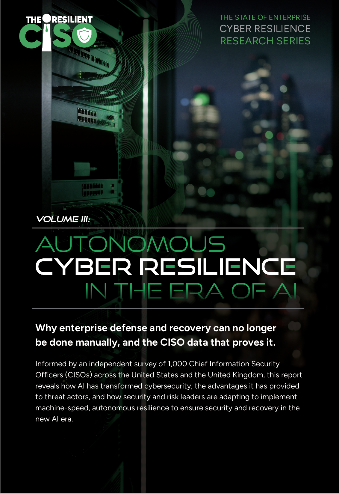 Autonomous Cyber Resilience in the Era of AI Research