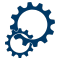 Manufacturing gears icon