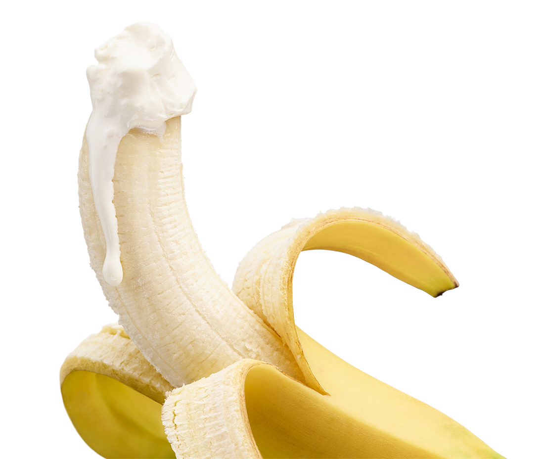 Banana with cream campaign image