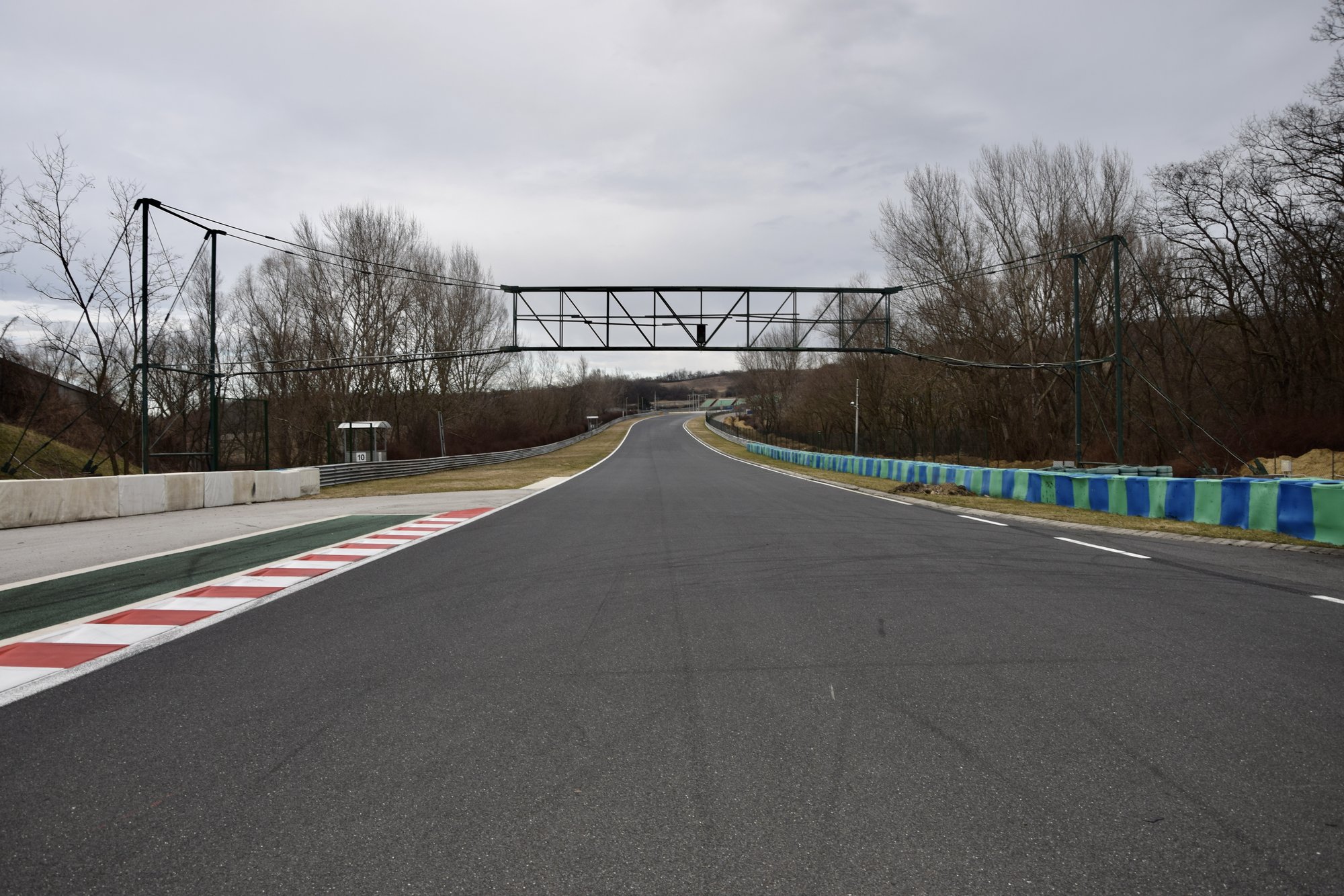 Le circuit du Hungaroring à Mogyoród