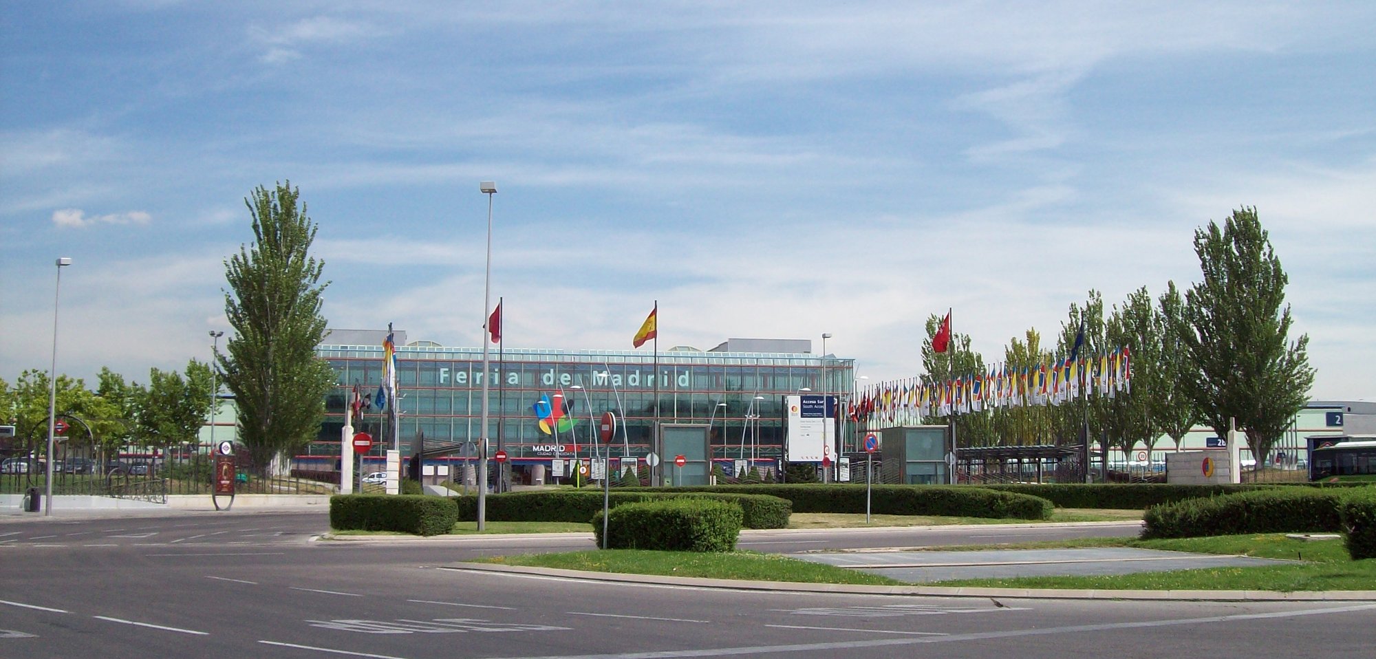 Le quartier IFEMA à Madrid, autour duquel est tracé le circuit