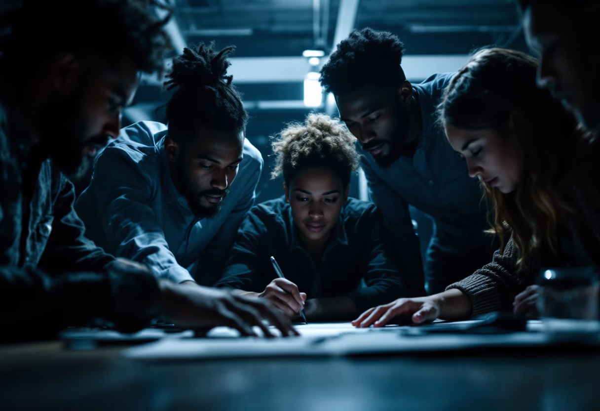 image of diverse group collaboration (for a hr tech)