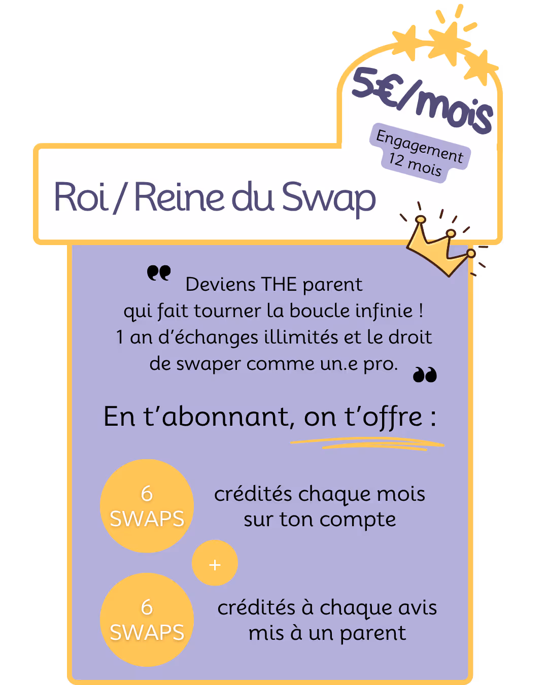 abonnement 5€/mois