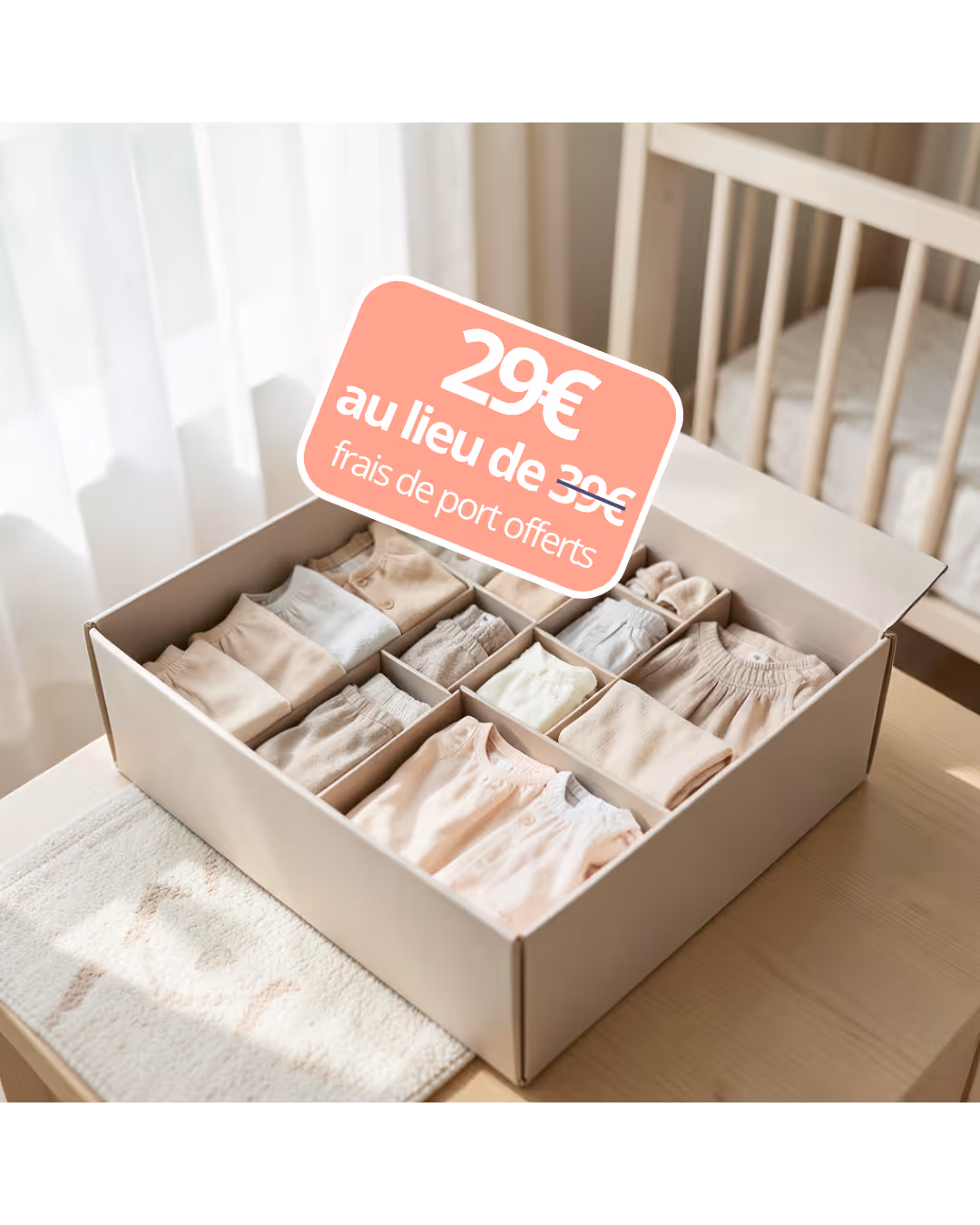 BOX de vêtements bébé pas cher