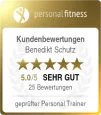 Logo Personal Fitness Sehr gut bewertet wurde Benedikt Schutz 