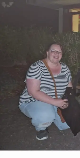 Melanie wiegt 108 Kilogramm