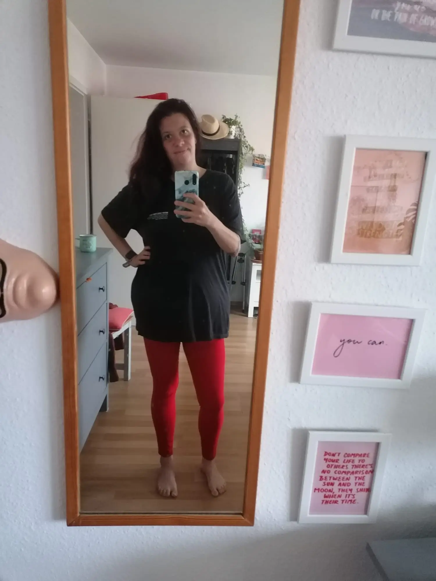 Julia wiegt nur noch 67,2 Kilogramm. 