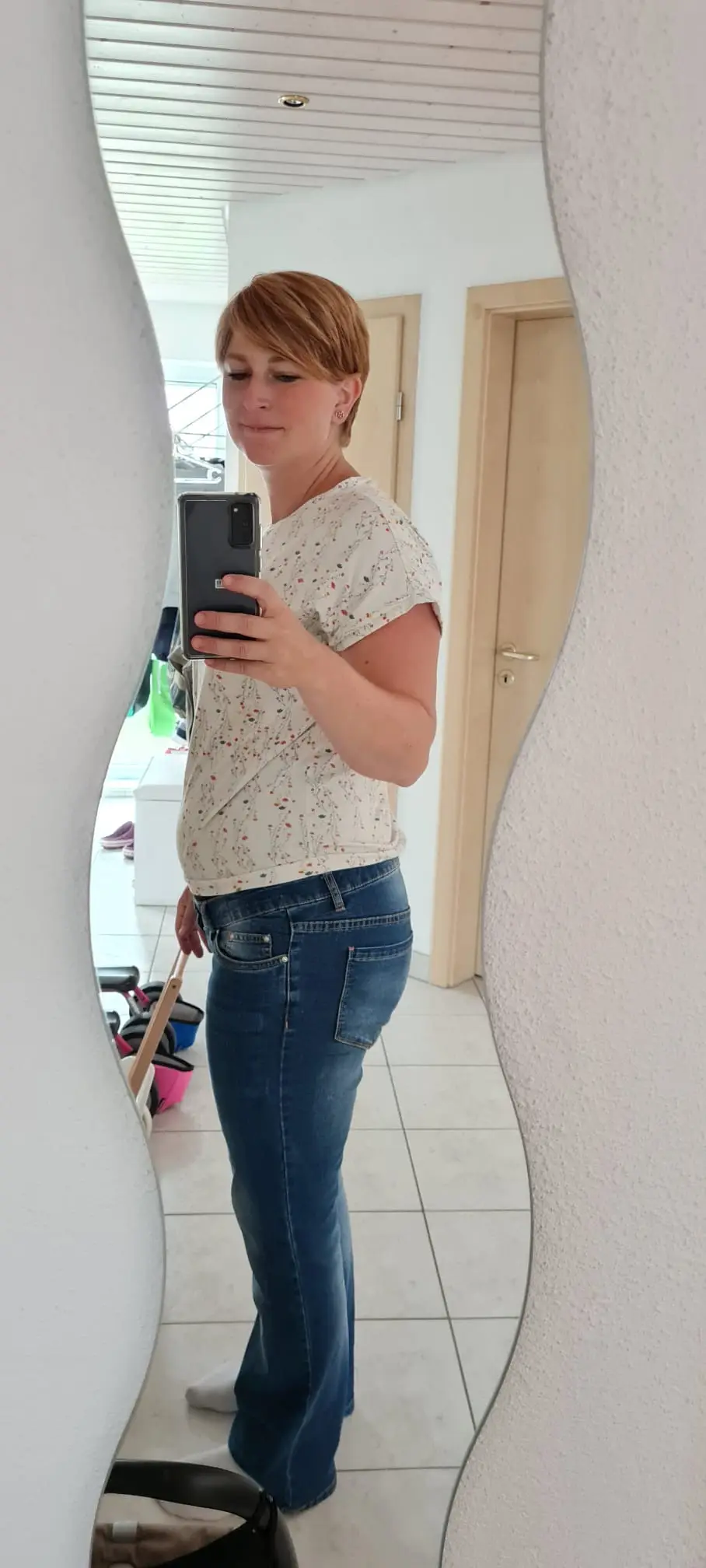 Teresa wiegt 74 Kilogramm